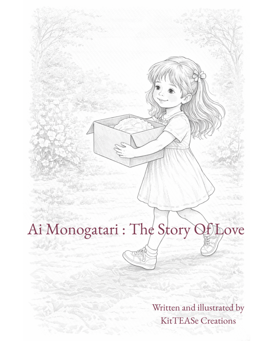 Ai Monogatari : The Story Of Love : Story and Coloring Book