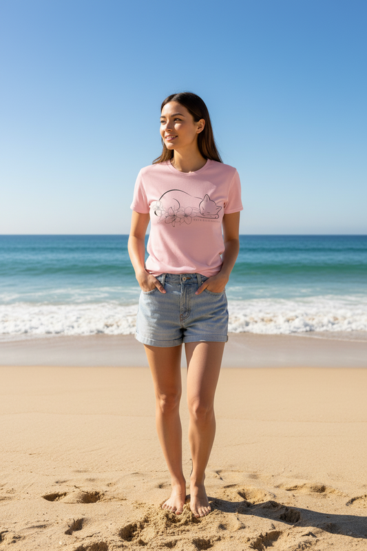 Women’s cotton crew neck t-shirt