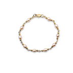 Rosy Glow Freshwater Pearl Bracelet — Gold-Plated Components