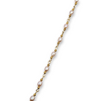 Rosy Glow Freshwater Pearl Bracelet — Gold-Plated Components