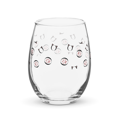 Catology Paw & Pour Collection — Stemless Wine Glass