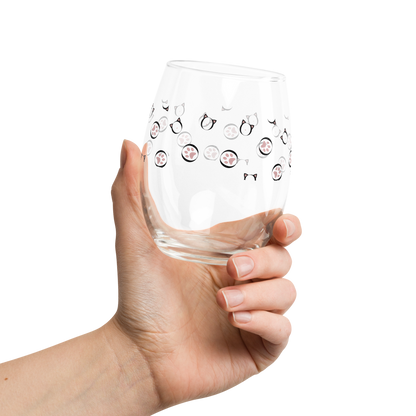 Catology Paw & Pour Collection — Stemless Wine Glass