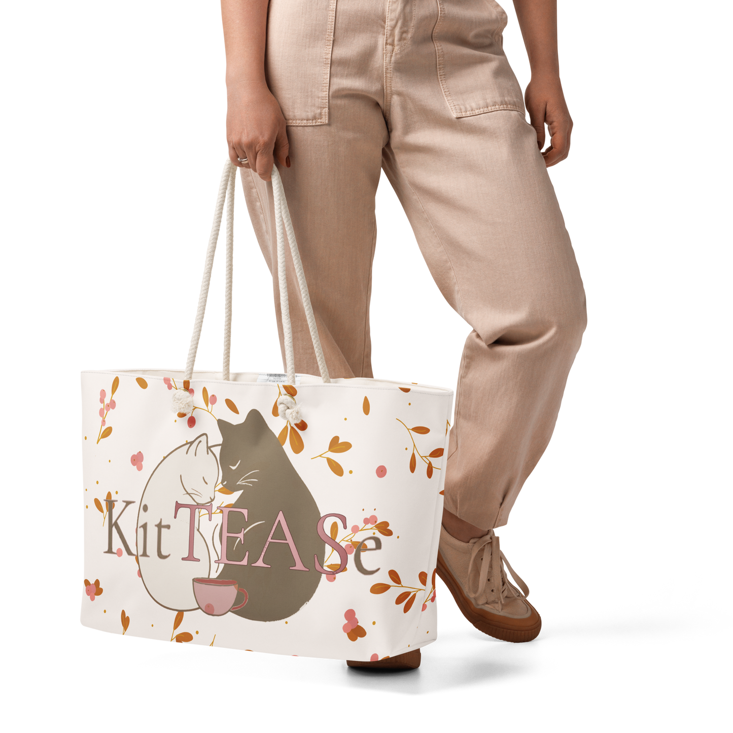Earl & Chamie Weekender Bag – Cozy Cats & Tea Leaves