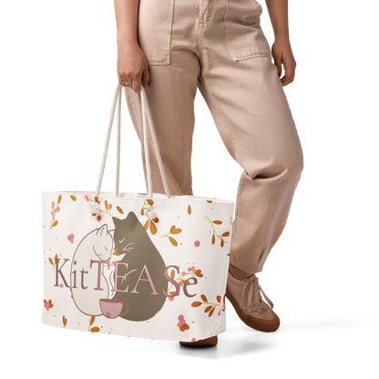 Earl & Chamie Weekender Bag – Cozy Cats & Tea Leaves