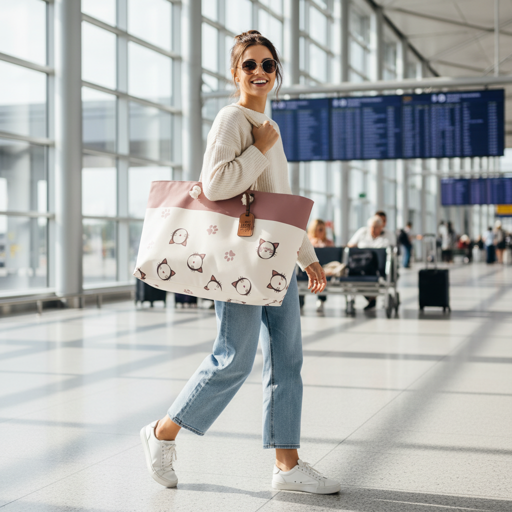 KitTEASe Creations Signature Weekender Bag — Earl & Chamie Cozy Pink